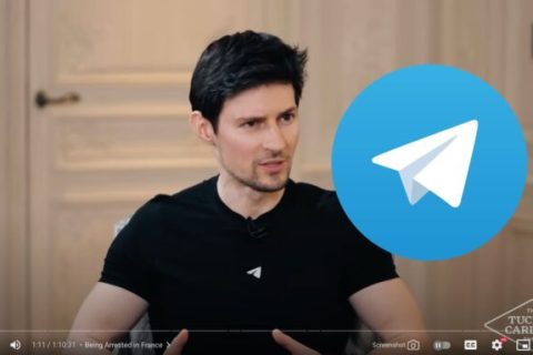 Pavel Durov chez Tucker Carlson. // Source : Telegram