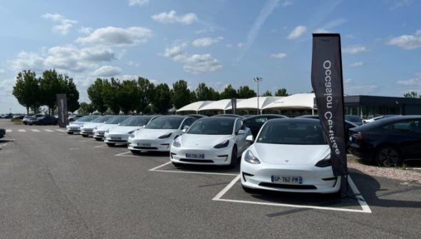 Une Tesla Model 3 d'occasion, ça vaut quoi ? // Source : Robin San Vicente pour Numerama
