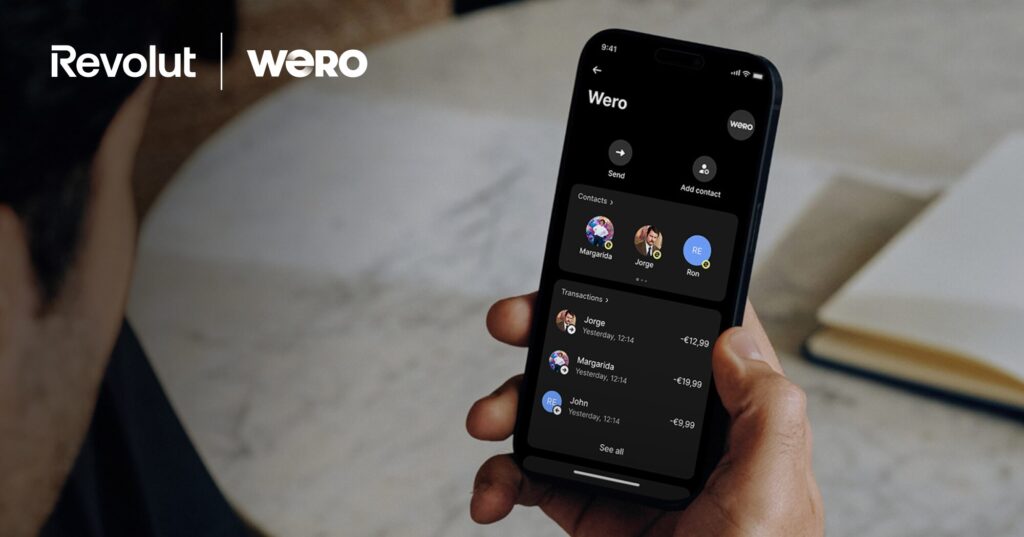 Revolut va proposer Wero dès juillet 2025 // Source : Revolut Revolut va proposer Wero dès juillet 2025 // Source : Revolut