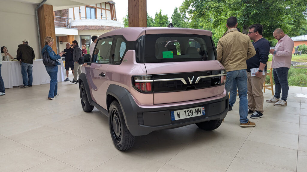 Vinfast VF3  // Source : Raphaelle Baut pour Numerama
