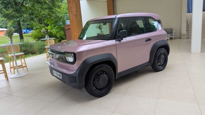 On a vu ce mini SUV électrique lors de sa première apparition en France