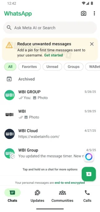 WhatsApp pourrait encourager les utilisateurs à activer un code PIN pour démarrer des conversations avec eux // Source : WABetaInfo WhatsApp pourrait encourager les utilisateurs à activer un code PIN pour démarrer des conversations avec eux // Source : WABetaInfo