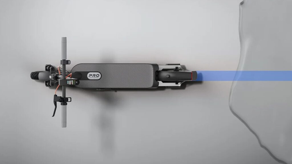 La Scooter 5 Pro est certifié IPX5 // Source : Xiaomi La Scooter 5 Pro est certifié IPX5 // Source : Xiaomi