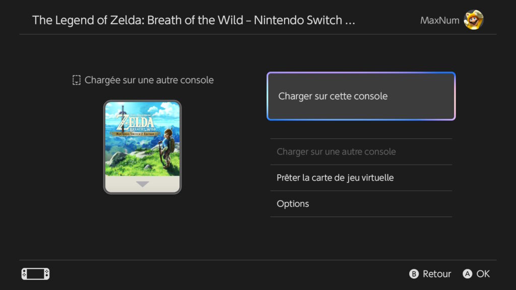 « Charger sur cette console » ne suffit pas pour transférer un jeu : il y a plein d'étapes avant.