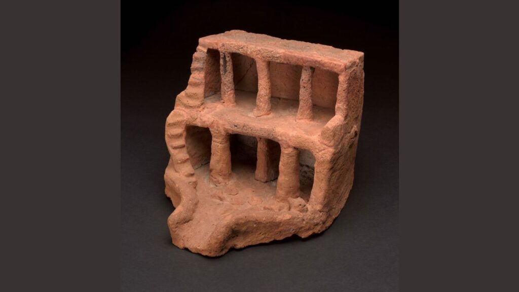 Une «maison de l'âme » égyptienne // Source : The Fitzwilliam Museum/University of Cambridge