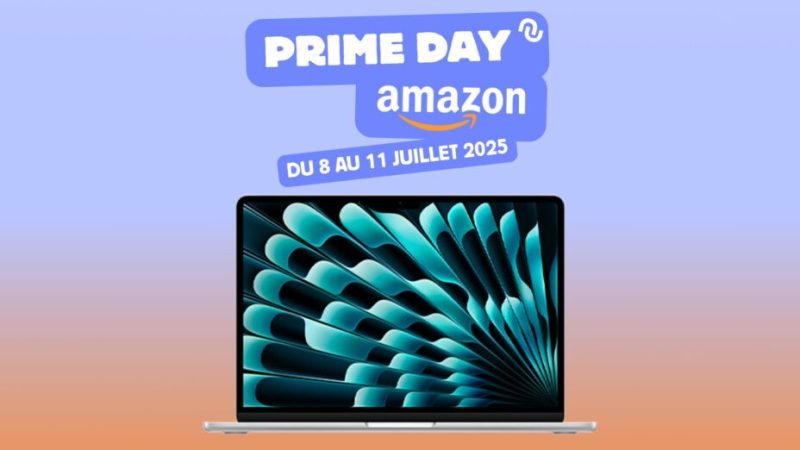 Le nouveau MacBook Air 13 avec sa puce M4 est encore meilleur à ce tarif Prime Day