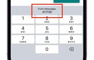 L'autofill des codes sur iPhone. // Source : Apple