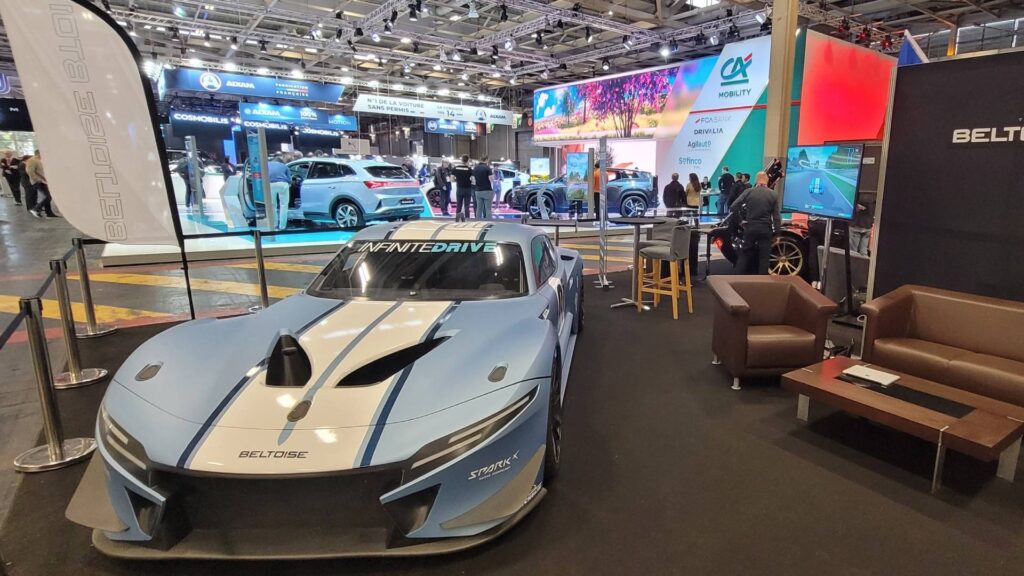 Prototype Beltoise BT01 au Mondial de Paris 2022 // Source : Beltoise eTechnology