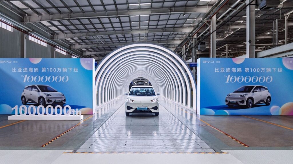 BYD a produit un million d'exemplaires de la Dolphin Surf // Source : BYD