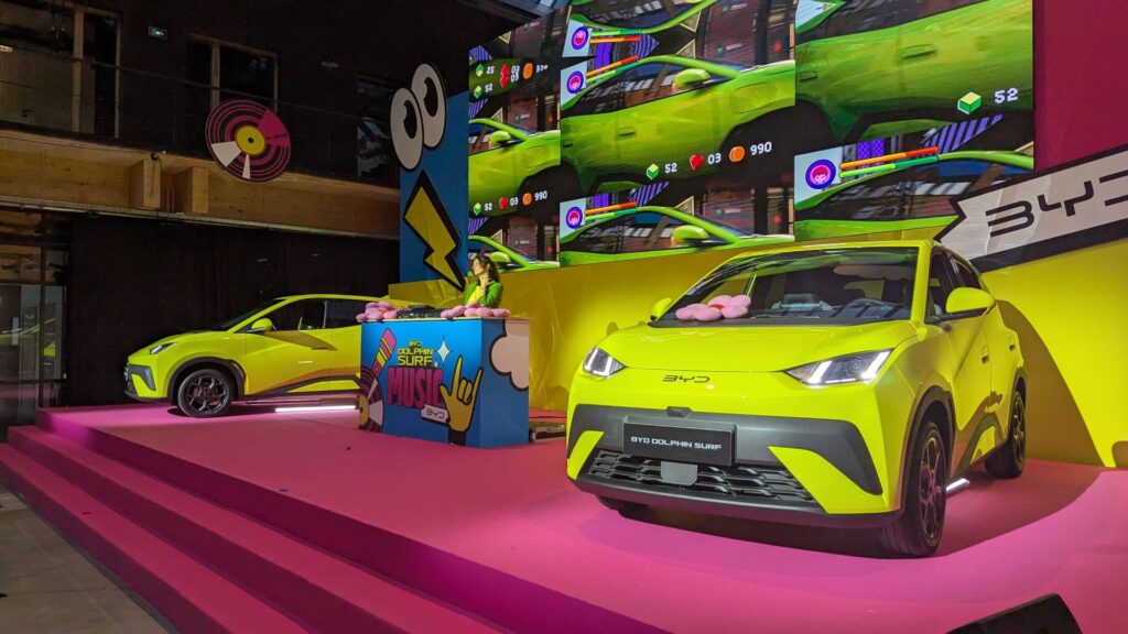 BYD Dolphin Surf &agrave; son lancement // Source : Raphaelle Baut pour Numerama