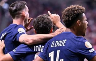 Le PSG lors de sa victoire face à l'Inter Miami en Coupe du monde des clubs // Source : Compte X du PSG