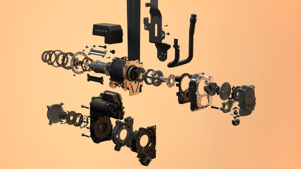 La ceinture de sécurité multi-adaptative sera inaugurée dans le Volvo EX60 // Source : Volvo