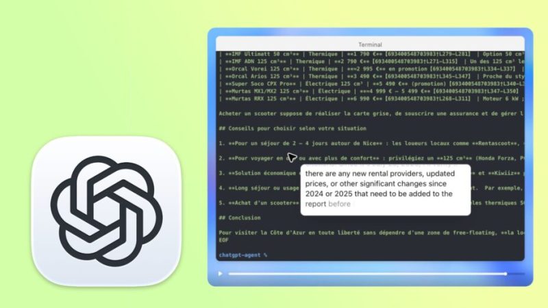 ChatGPT Agent en France : comment essayer le PC virtuel d’OpenAI ?