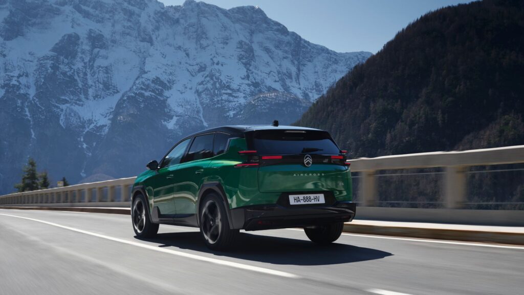 Le nouveau Citroën ë-C5 Aircross // Source : Citroën Le nouveau Citroën ë-C5 Aircross // Source : Citroën