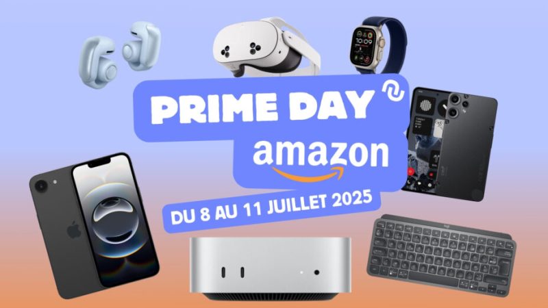 Amazon Prime Day : les 19 deals tech qui méritent votre argent