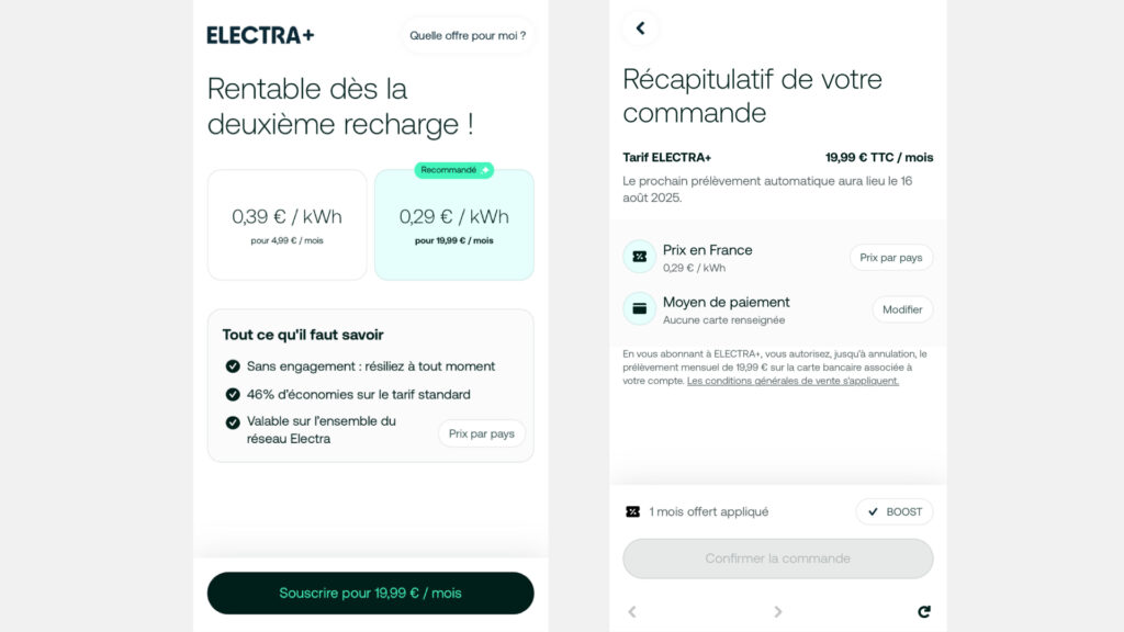 L'offre promotionnelle avec le code BOOST sur l'application Electra L'offre promotionnelle avec le code BOOST sur l'application Electra