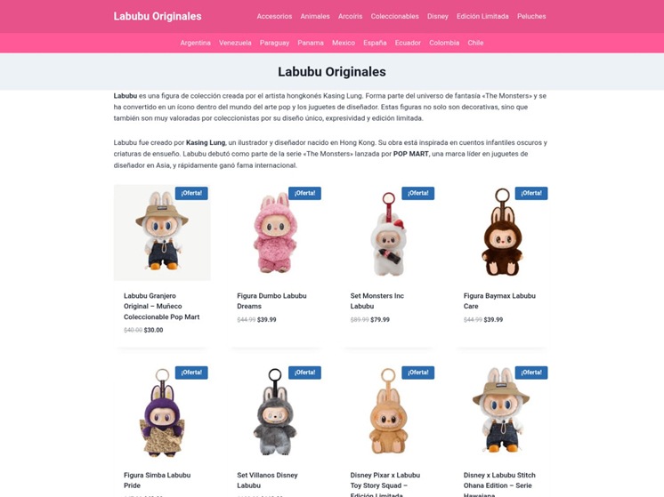 Un site frauduleux prétend vendre des “Labubu originales” et raconte l’histoire de la création des poupées Labubu. Plusieurs figurines sont proposées à des “prix spéciaux”. // Source : Kapersky Un site frauduleux prétend vendre des “Labubu originales” et raconte l’histoire de la création des poupées Labubu. Plusieurs figurines sont proposées à des “prix spéciaux”. // Source : Kapersky