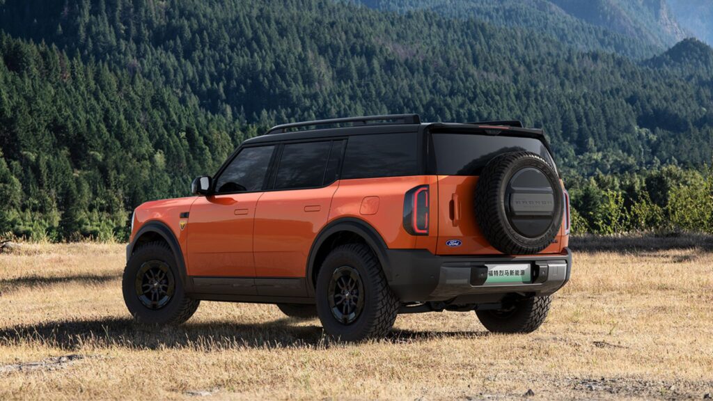 Le Ford Bronco électrique en Chine // Source : Ford Chine