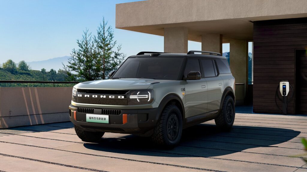 Le Ford Bronco électrique en Chine // Source : Ford Chine