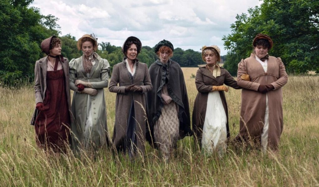 La famille Bennet (presque) au grand complet dans Orgueil et Préjugés // Source : Netflix