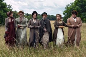 La famille Bennet (presque) au grand complet dans Orgueil et Préjugés // Source : Netflix