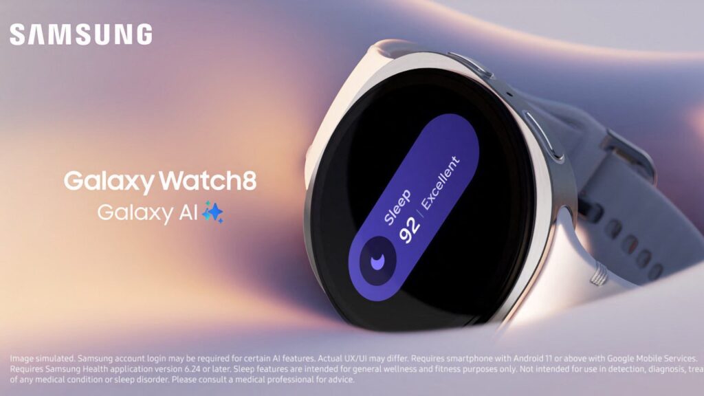 La Samsung Galaxy Watch 8. La Samsung Galaxy Watch 8.