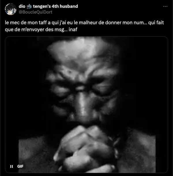 Un exemple de l'utilisation de l'expression sur X // Source : Capture Numerama Un exemple de l'utilisation de l'expression sur X // Source : Capture Numerama