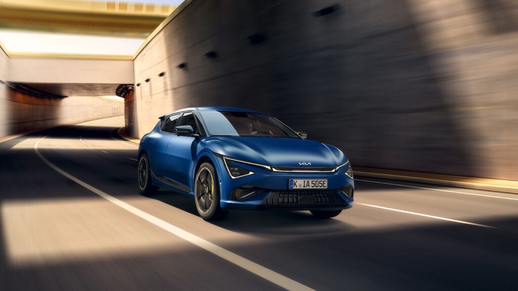 La Kia EV6 restylée (2025) // Source : Kia La Kia EV6 restylée (2025) // Source : Kia