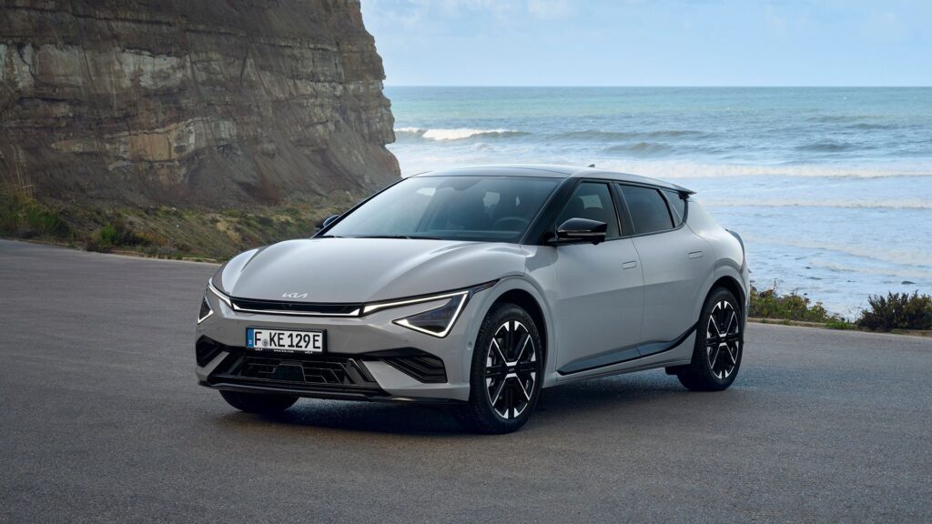 La Kia EV6 restylée (2025) // Source : Kia La Kia EV6 restylée (2025) // Source : Kia