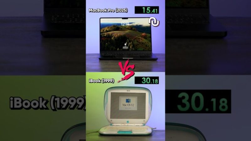 iBook de 1999 VS MacBook de 2025 ?!