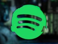 Le logo de Spotify « glitché » // Source : Montage Numerama