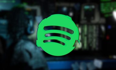 Le logo de Spotify « glitché » // Source : Montage Numerama