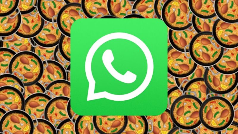 Pourquoi l’emoji paella de WhatsApp est différent des autres emojis paella