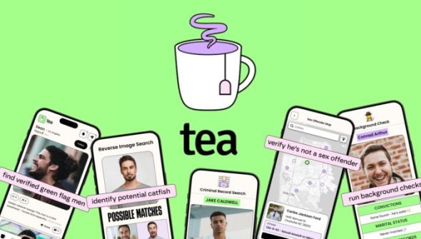 L'application Tea // Source : Montage Numerama