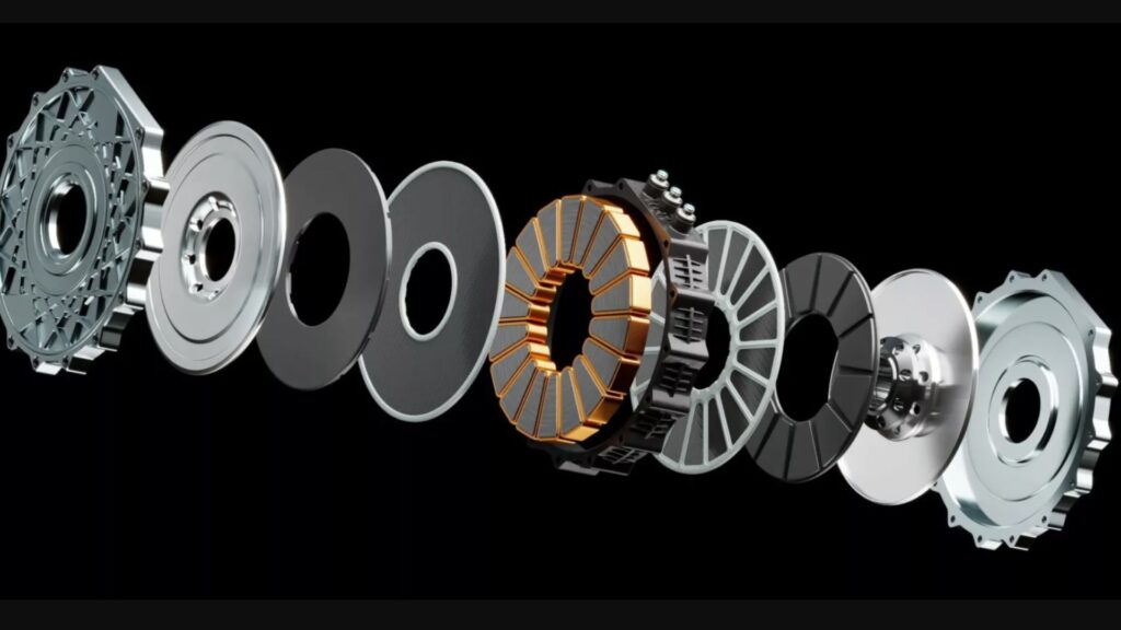 Le moteur à flux axial de Yasa Motors // Source : Yasa Motors Le moteur à flux axial de Yasa Motors // Source : Yasa Motors