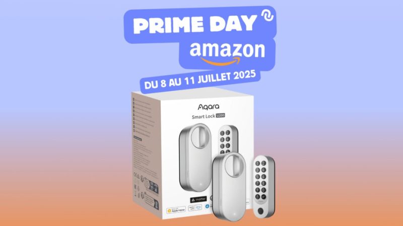 En promo pour les Prime Day, cette serrure connectée permet d’ouvrir sa porte avec un iPhone