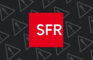 Panne de SFR. // Source : Montage Numerama
