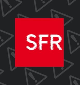 Panne de SFR. // Source : Montage Numerama