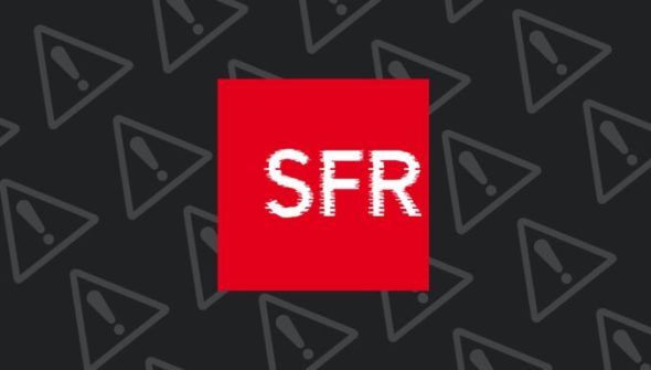 Panne de SFR. // Source : Montage Numerama