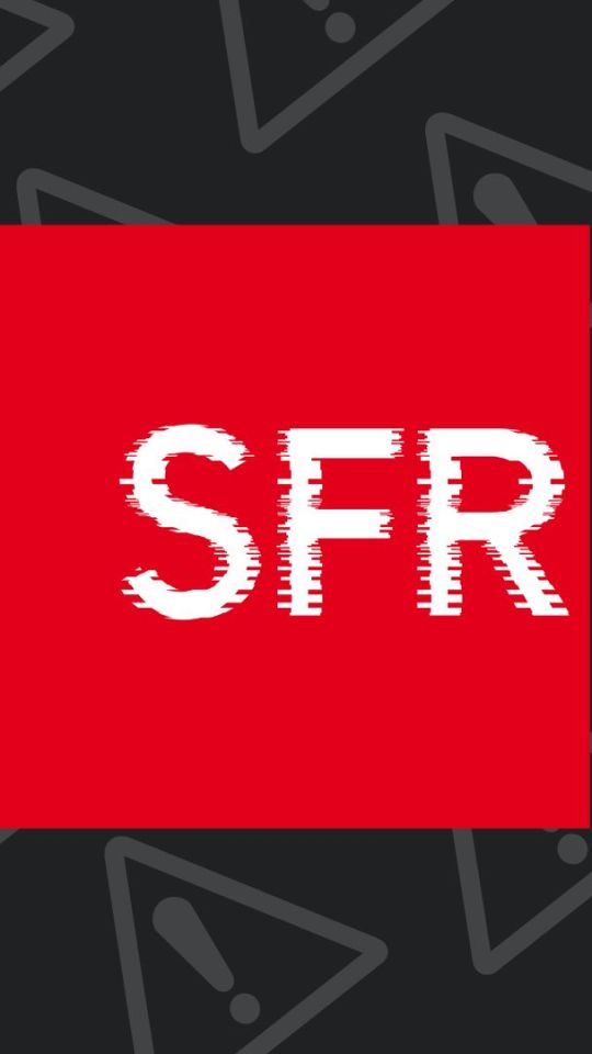 Panne de SFR. // Source : Montage Numerama