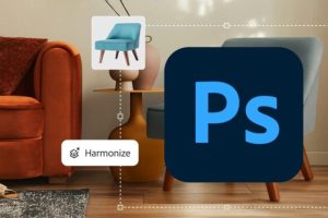 Photoshop et l'outil harmoniser. // Source : Numerama