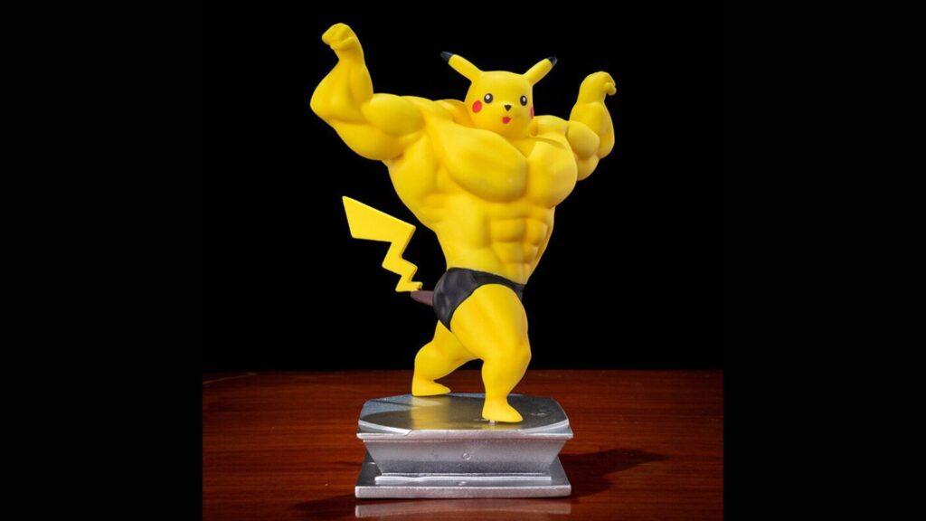Cette figurine Pikachu ne lance pas d'éclairs, elleles soulève // Source : Allbiz
