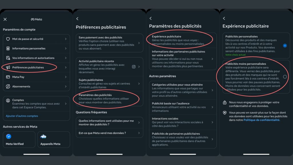 Changez les recommendations de publicités sur Instagram Changez les recommendations de publicités sur Instagram