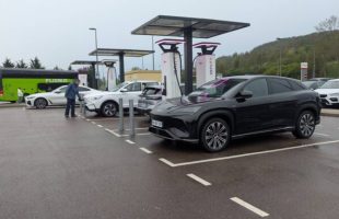 Station Ionity sur l'A6  // Source : Raphaelle Baut pour Numerama