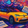 Renault 5 plongé sous les aides // Source : image générée par chatgpt 