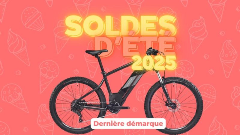 Decathlon retire 300 € à ce VTT électrique Rockrider E-ST 500 pour les soldes
