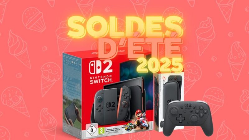 Super prix pour la Switch 2 avec Mario Kart World, une manette Pro et une housse de transport