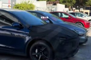 Futur Tesla Model Y low cost // Source : Geek piggy sur Weibo