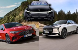Classement des voitures électriques avec le plus d'autonomie // Source : Montage de Robin San Vicente pour Numerama