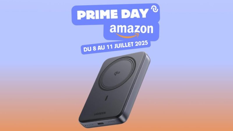 Pour les Prime Day, cette batterie pour iPhone sans fil (Qi 2) tombe sous les 40 € Pour les Prime Day, cette batterie pour iPhone sans fil (Qi 2) tombe sous les 40 €